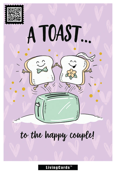 Toast to the happy couple. Pack of 6 - ardesigngroup