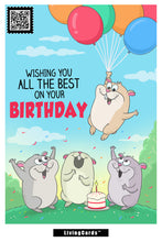 Load image into Gallery viewer, Hamster Birthday Card - ardesigngroup
