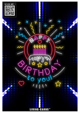 Load image into Gallery viewer, NEON Birthday Card - ardesigngroup
