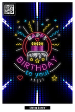 Load image into Gallery viewer, NEON Birthday Card. Pack of 6 - ardesigngroup
